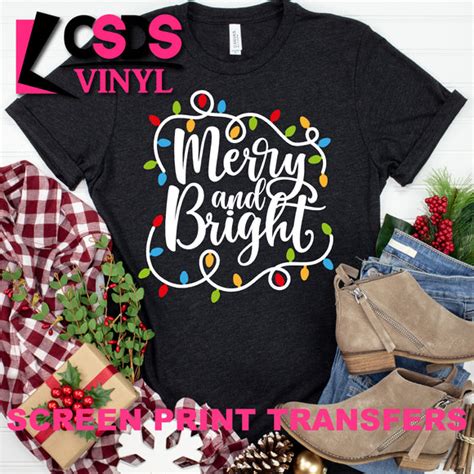 Get Merry and Bright with Our Screen Print Transfer!